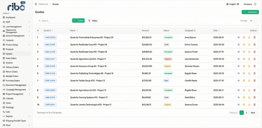 Revenue Workflows